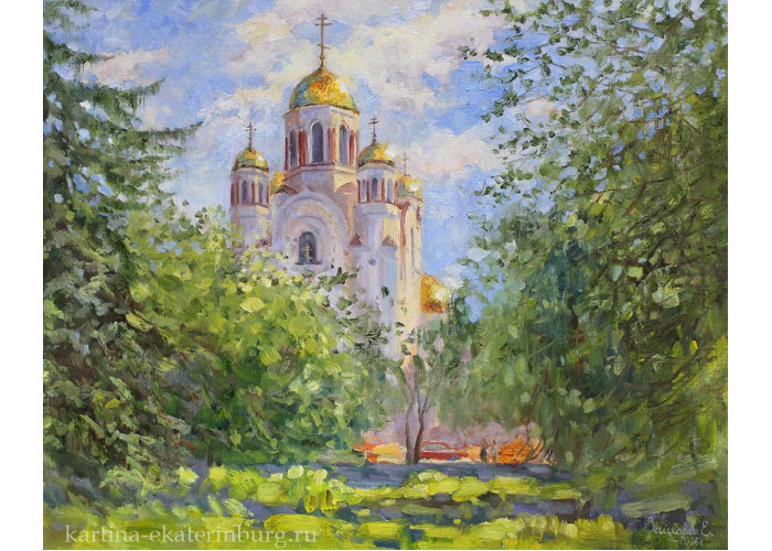 Храм-на-Крови. Летняя благодать. 2026. Х., м. 40х50