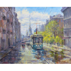 Петербургская весна. 2026. Х., м. 40х50 Петербургская весна. 2026. Х., м. 40х50