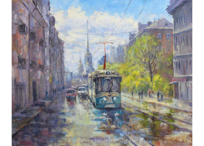 Петербургская весна. 2026. Х., м. 40х50